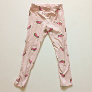 Watermelon Leggings for Toddler Girls 5T old navy GUC.